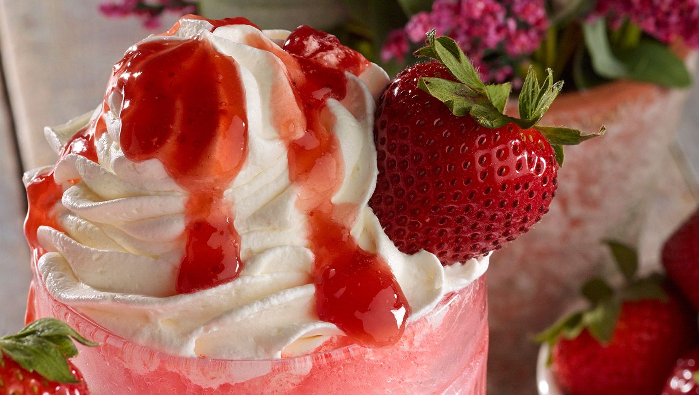 Strawberry Ice Cream Float