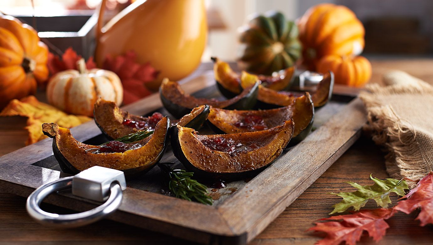 Cider-Braised Acorn Squash