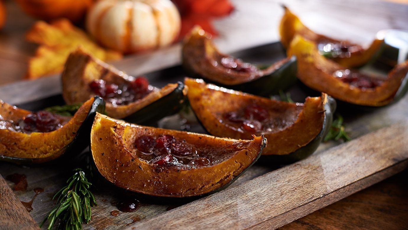 Cider-Braised Acorn Squash