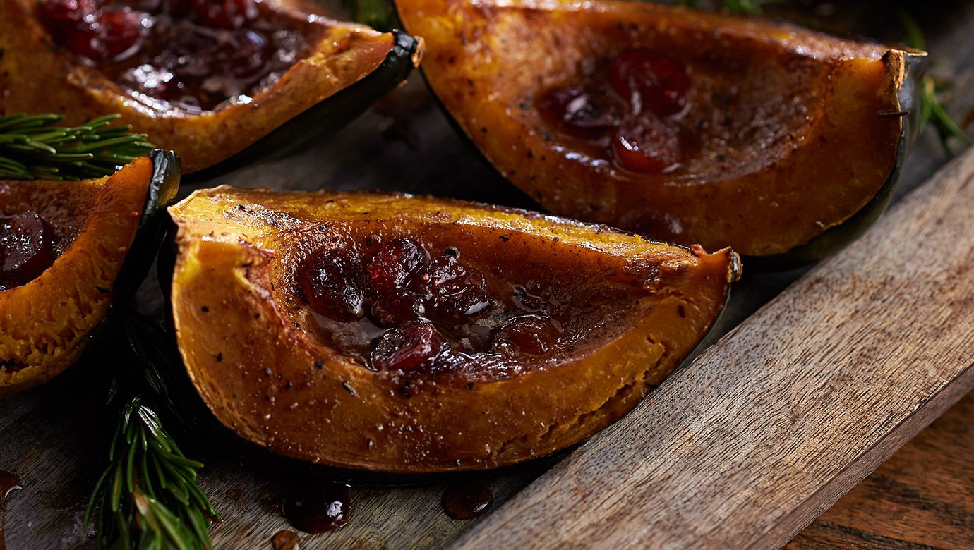 Cider-Braised Acorn Squash