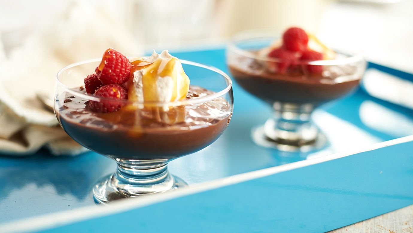 Dark Chocolate & Caramel Rice Pudding