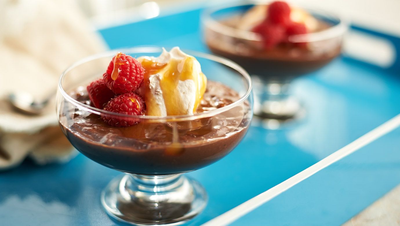 Dark Chocolate & Caramel Rice Pudding