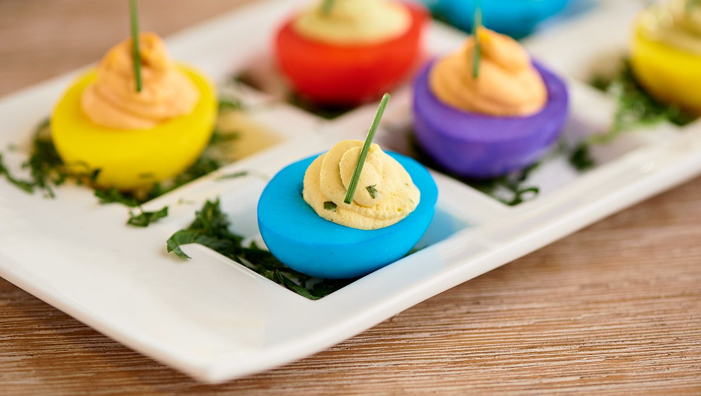 Easter Deviled Eggs