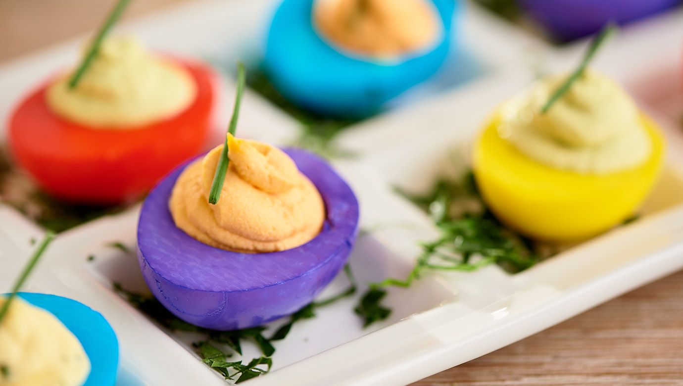 Easter Deviled Eggs