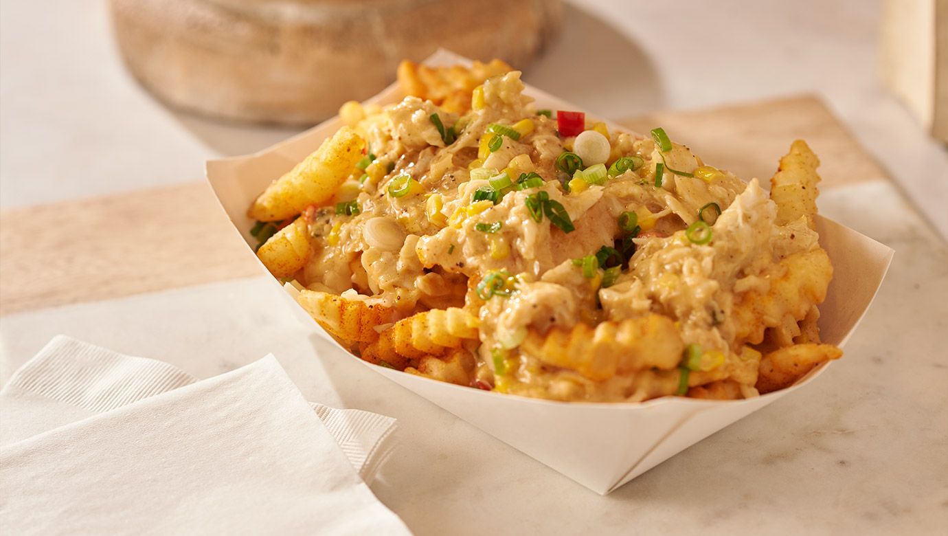 Crab Poutine Boardwalk Fries