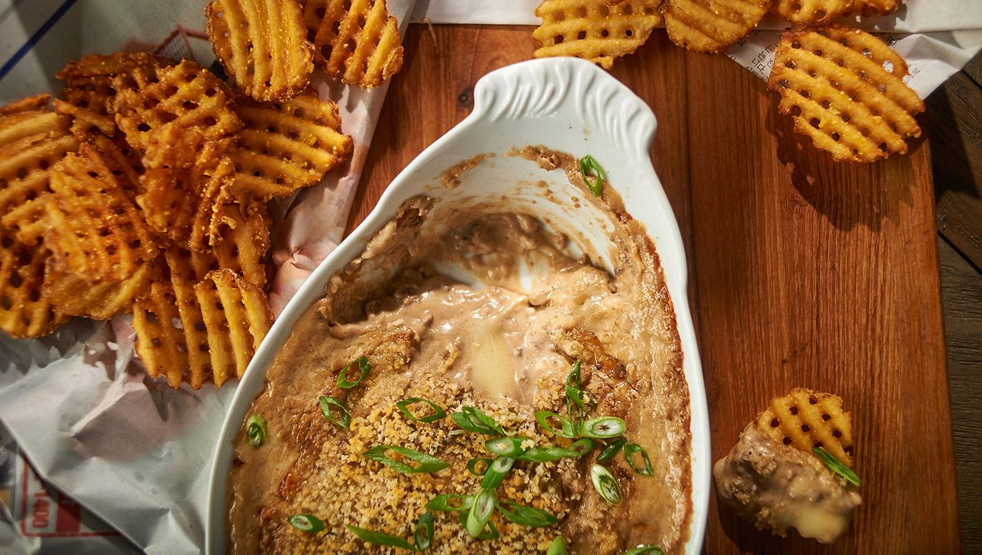 Braised Beef Poutine Dip