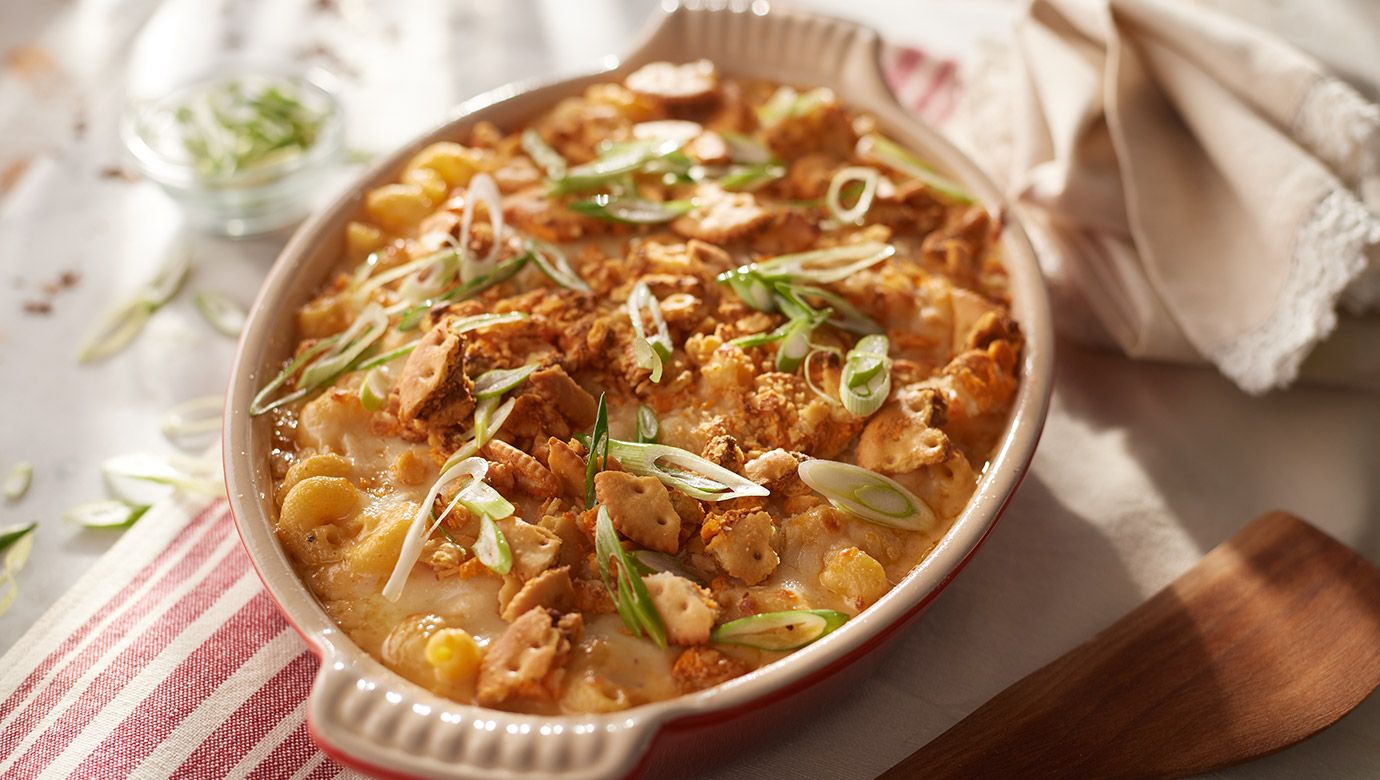 Cracker-Crusted Mac and Cheese