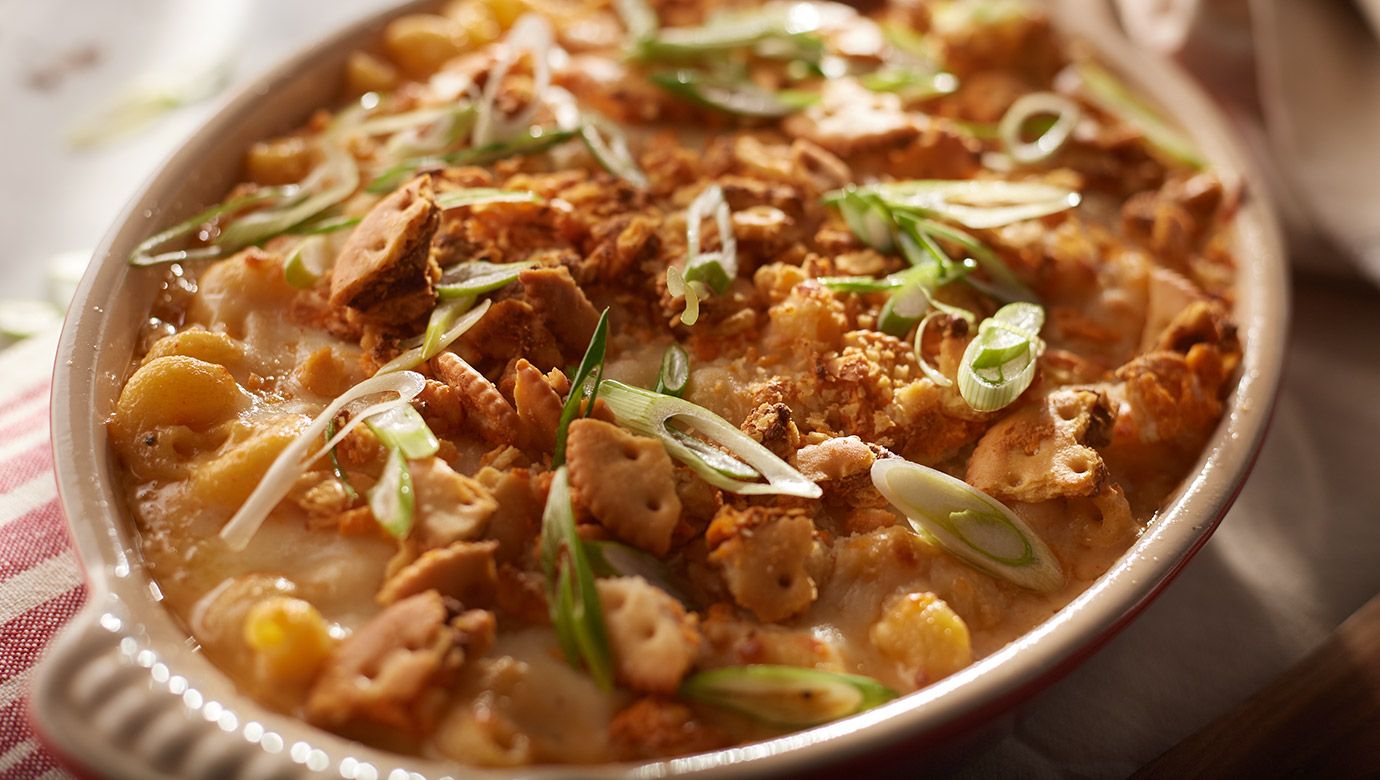Cracker-Crusted Mac and Cheese