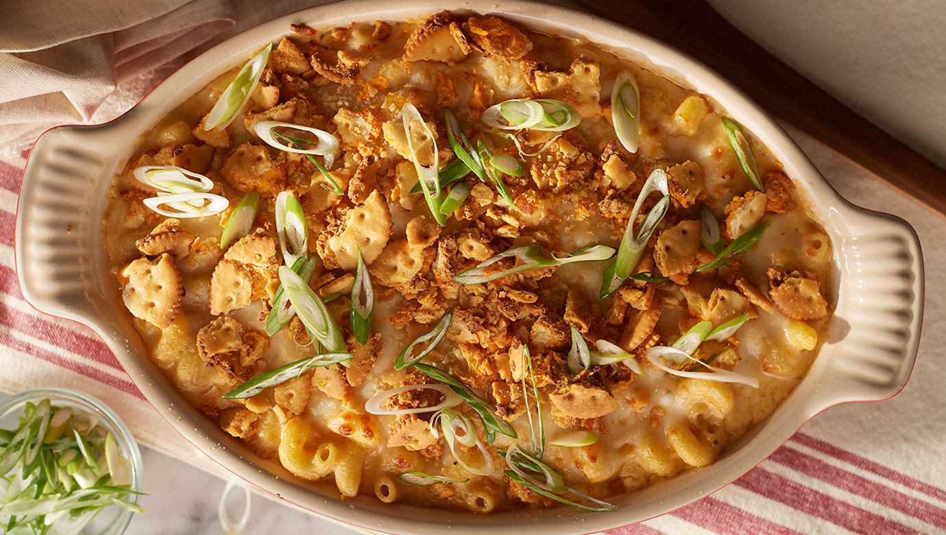 Cracker-Crusted Mac and Cheese