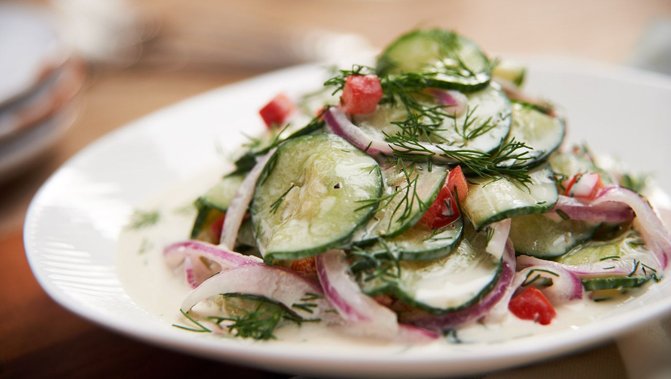 Creamy Cucumber Salad