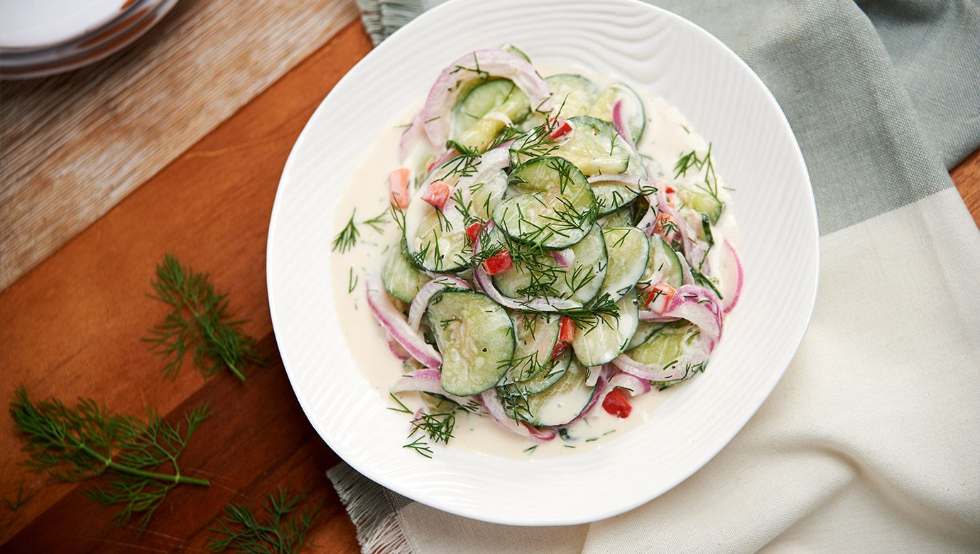 Creamy Cucumber Salad