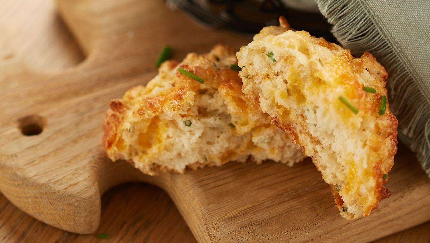 Cheddar-Chive Buttermilk Biscuits