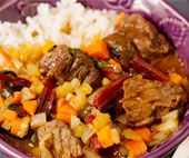 Pressure Cooker Beef and Rice