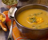 Butternut Squash Soup with Pumpkin Butter