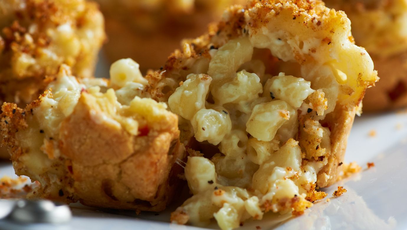 Mac and Cheese Cornbread Muffins