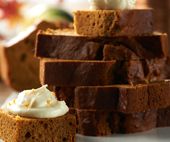 Pumpkin Bread with Cream Cheese Icing