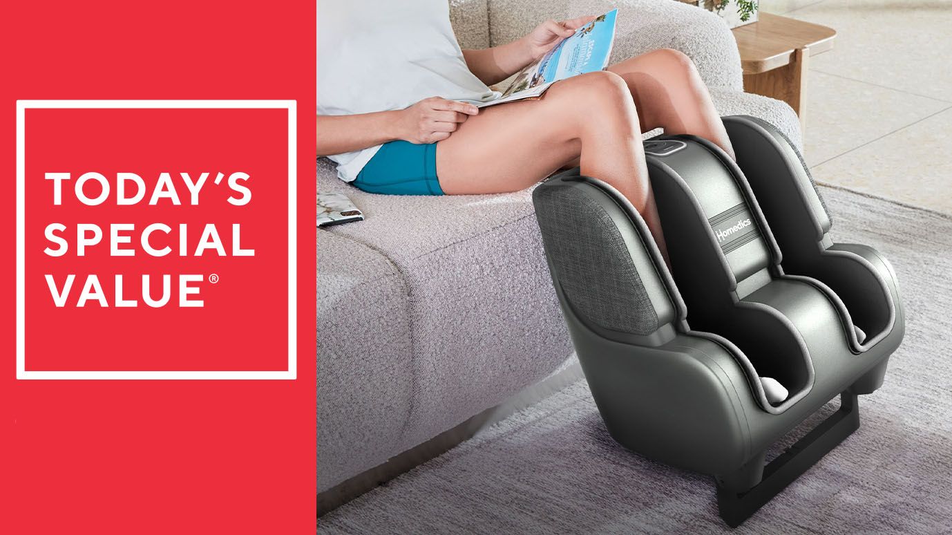 HoMedics Therapist Select Foot & Calf Massager with Heat