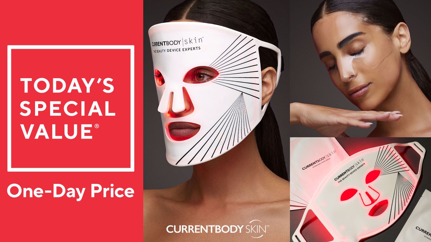 CurrentBody Skin LED Light Therapy Mask & 10 Masks Auto-Delivery