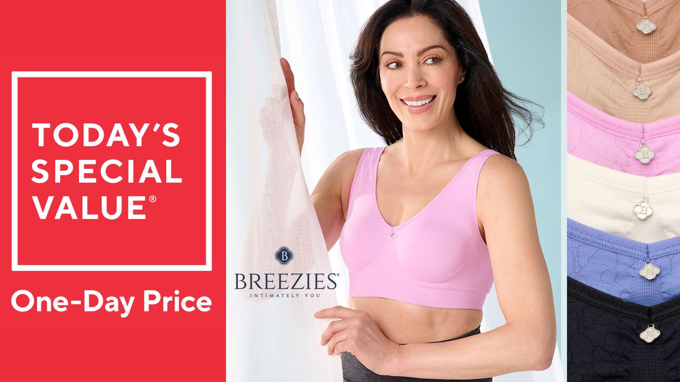 Breezies Cooling Comfort Wirefree Seamless Contour Bra