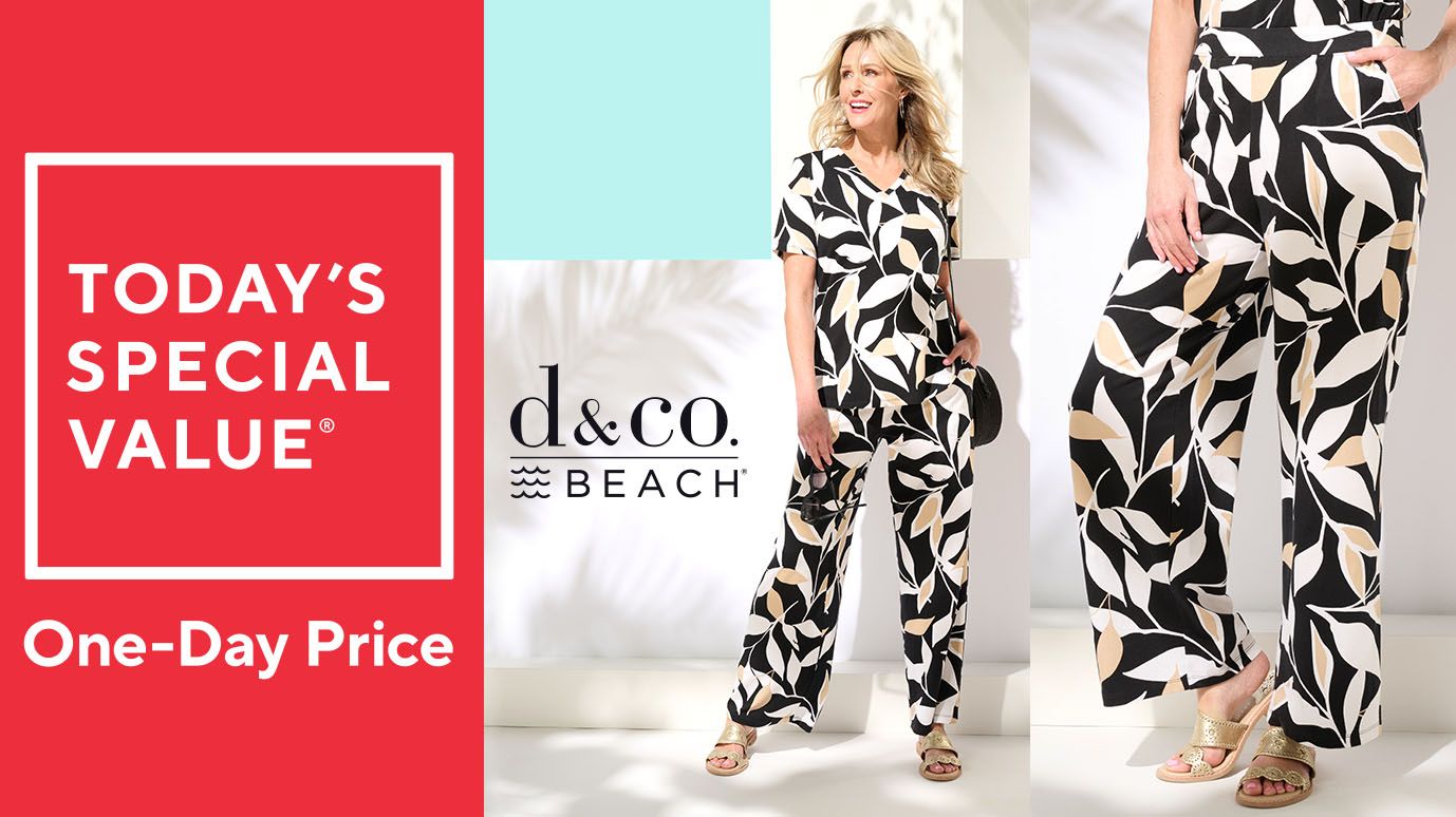 Denim & Co. Beach Jersey Full Length Wide Leg Pant