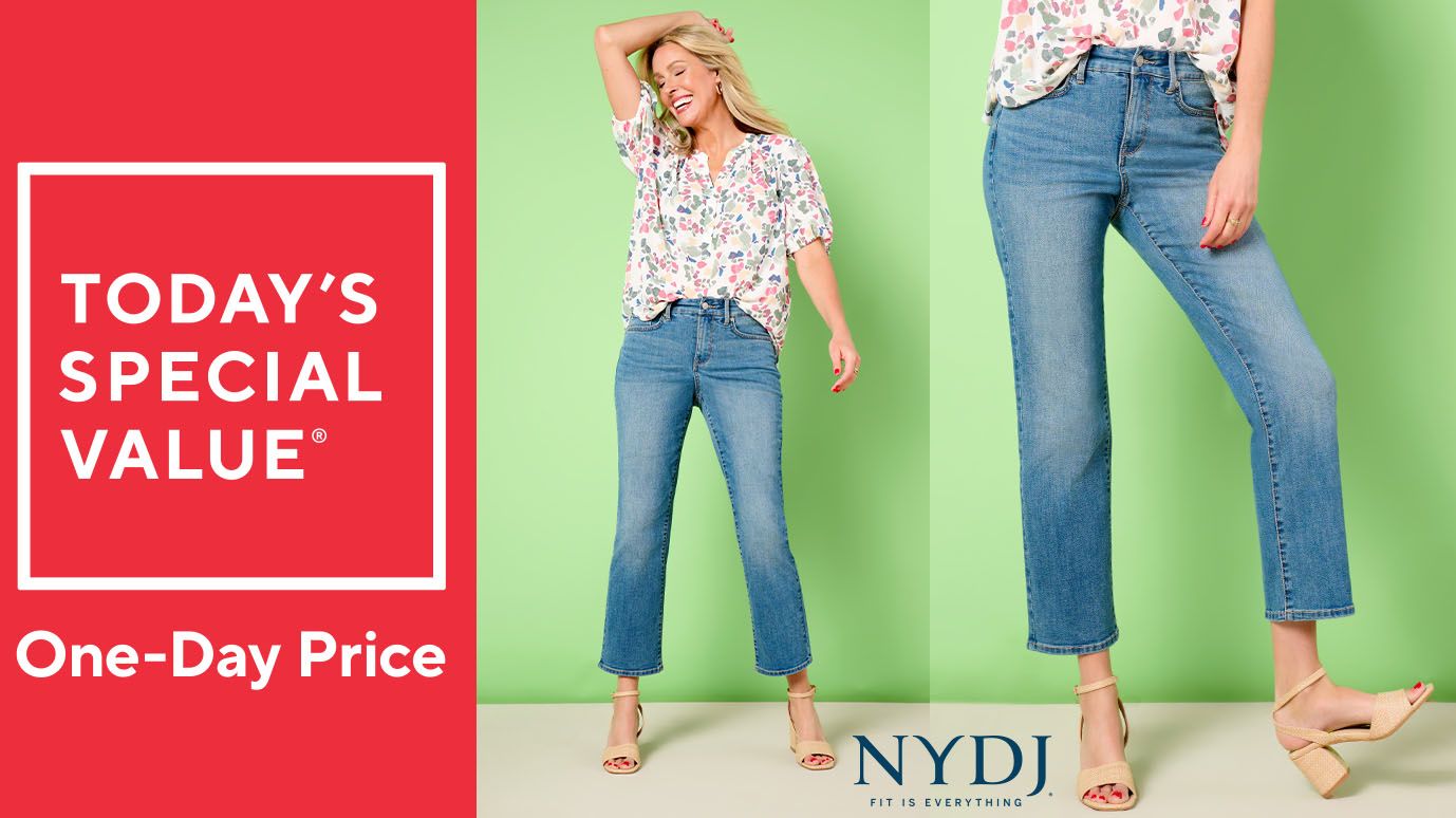 NYDJ Ellison Straight Leg Ankle Jean Embrace