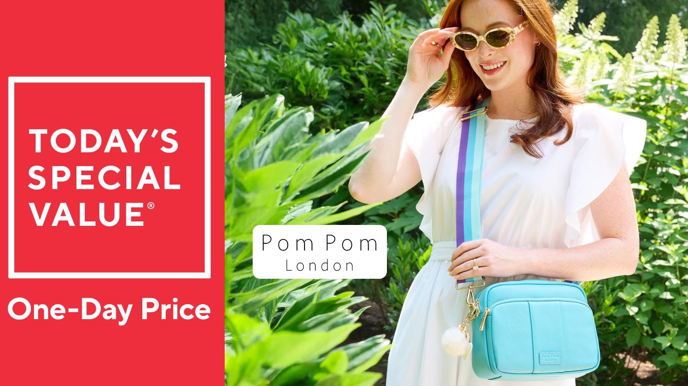Pom Pom London Original Plus Leather Crossbody Bag w/ Accessories