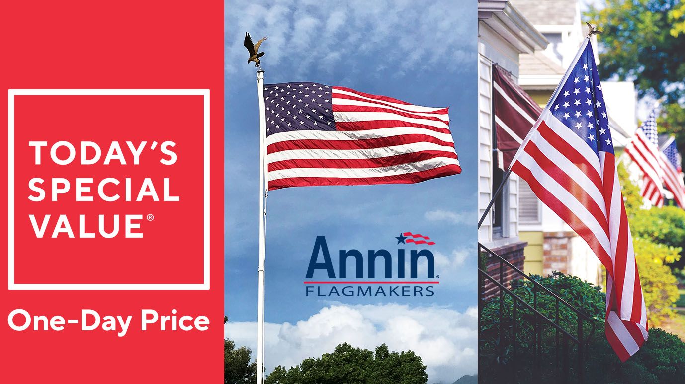 Annin Flagmakers Made in USA Premium American Flag