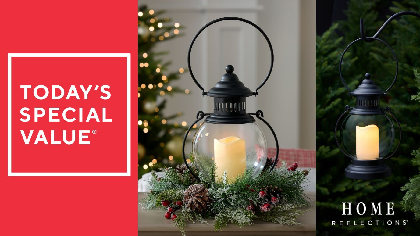 Home Reflections 13" or 16" In/Outdoor Hanging Lantern