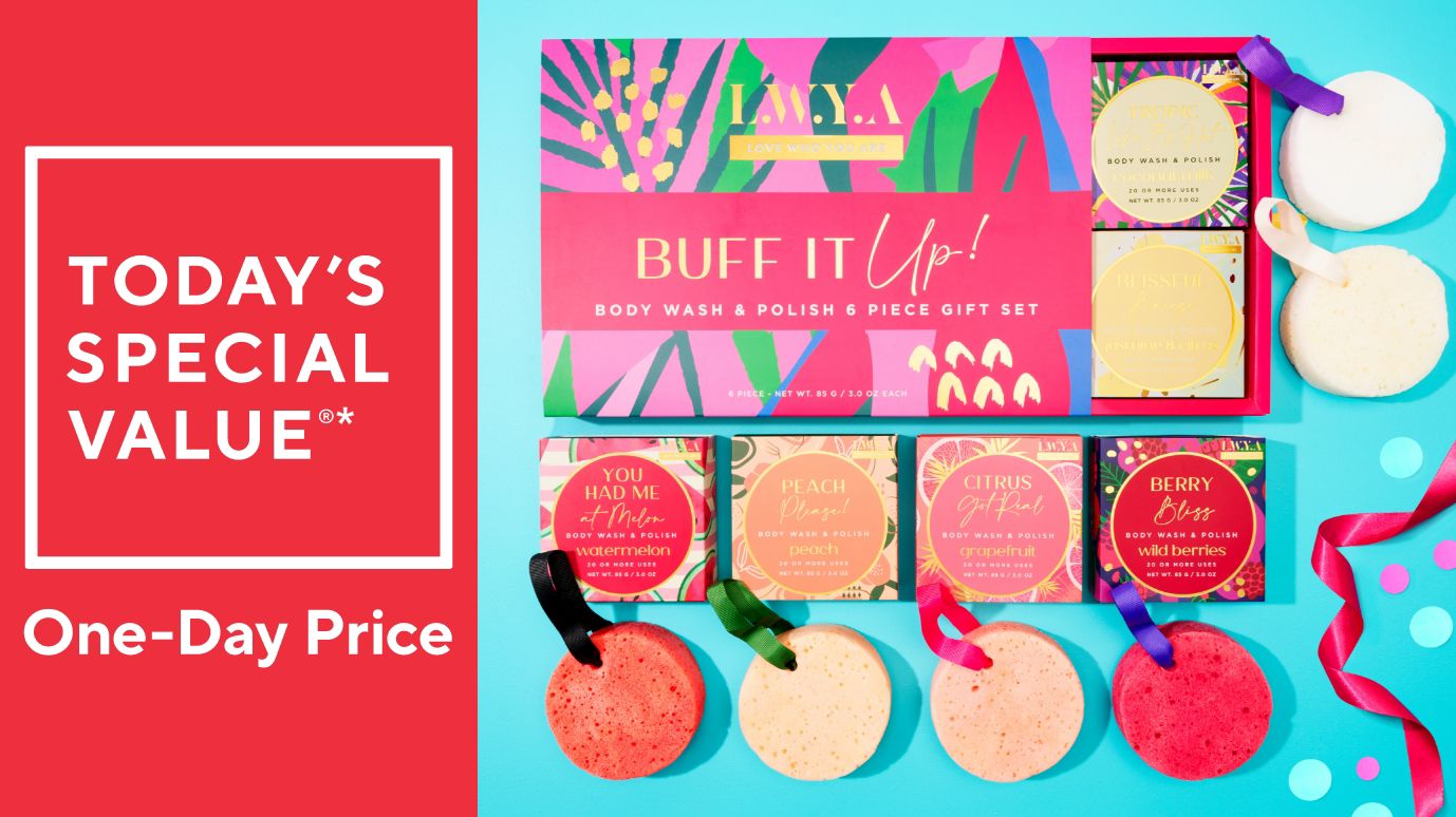 LWYA by Kim Gravel Body Wash & Polish 6pc Kit Auto-Delivery