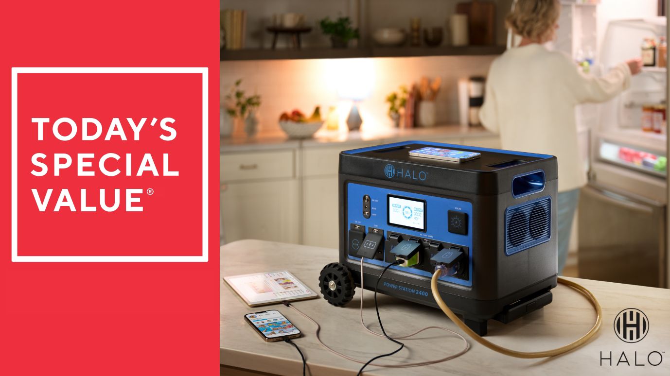 HALO 2400W Power Station with Built in Trolley & 1800Wh Capacity