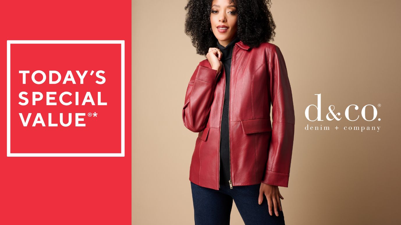 Denim & Co. Lamb Leather Zip Front Jacket with Pockets