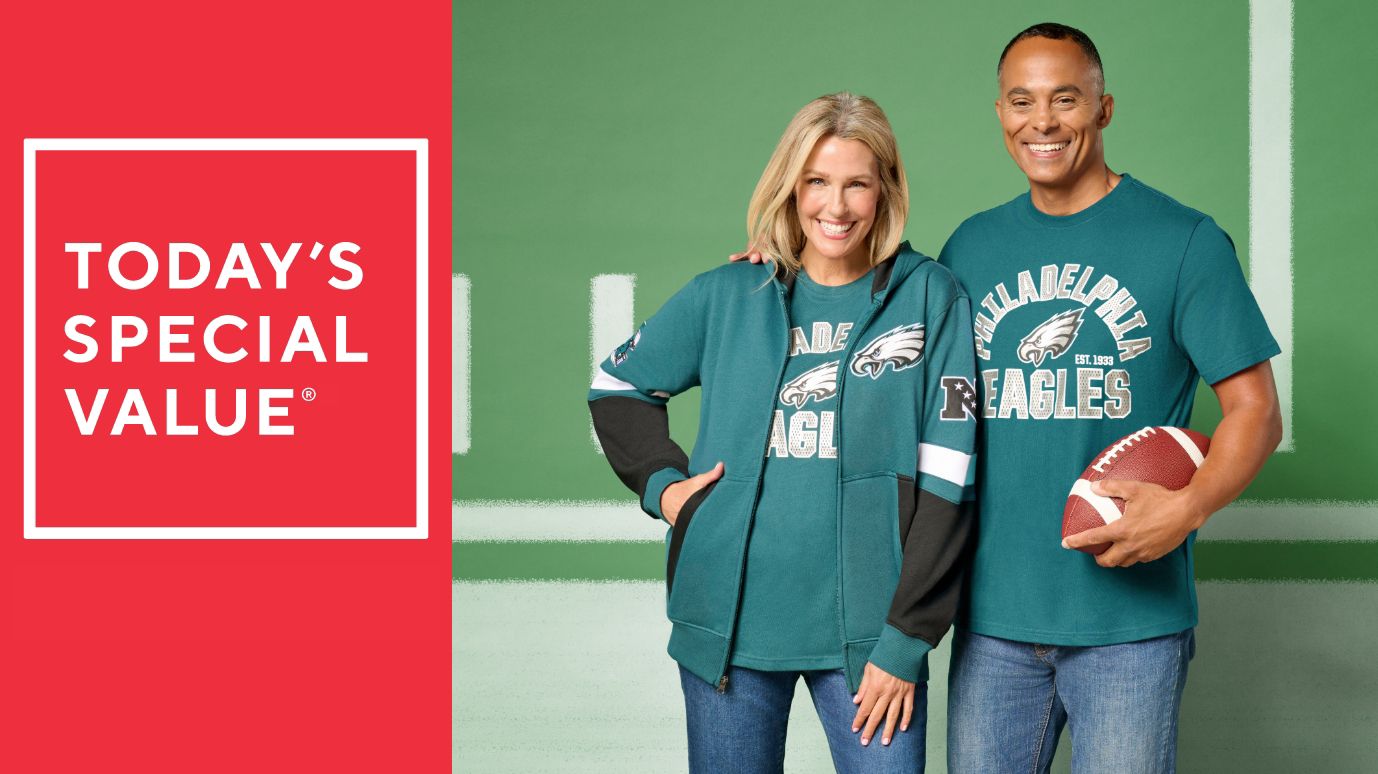 NFL Officially Licensed T-Shirt and Full-Zip Hoodie Combo
