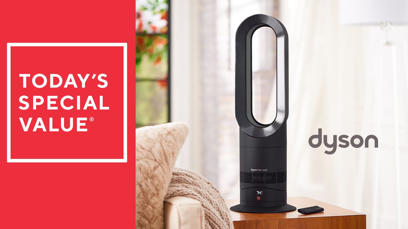 Dyson AM09 Hot & Cool Bladeless Fan & Heater with Jet Focus