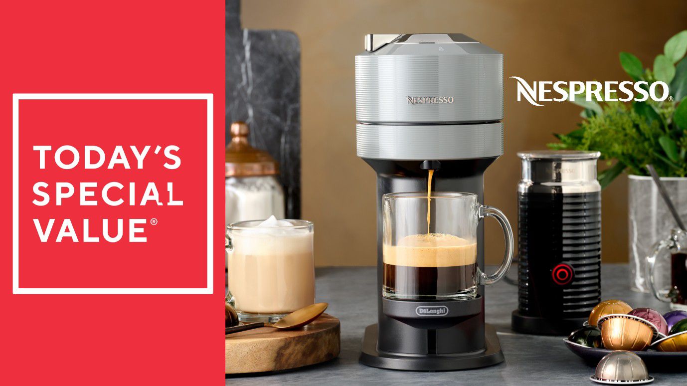 Nespresso Vertuo Next Coffee/Espresso Maker w Frother & Voucher