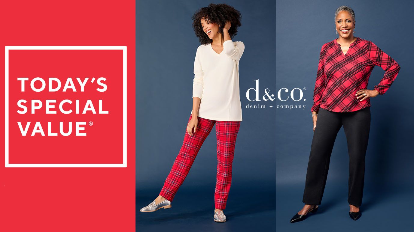 Denim & Co. Duo Stretch Straight Leg Full Length Pant