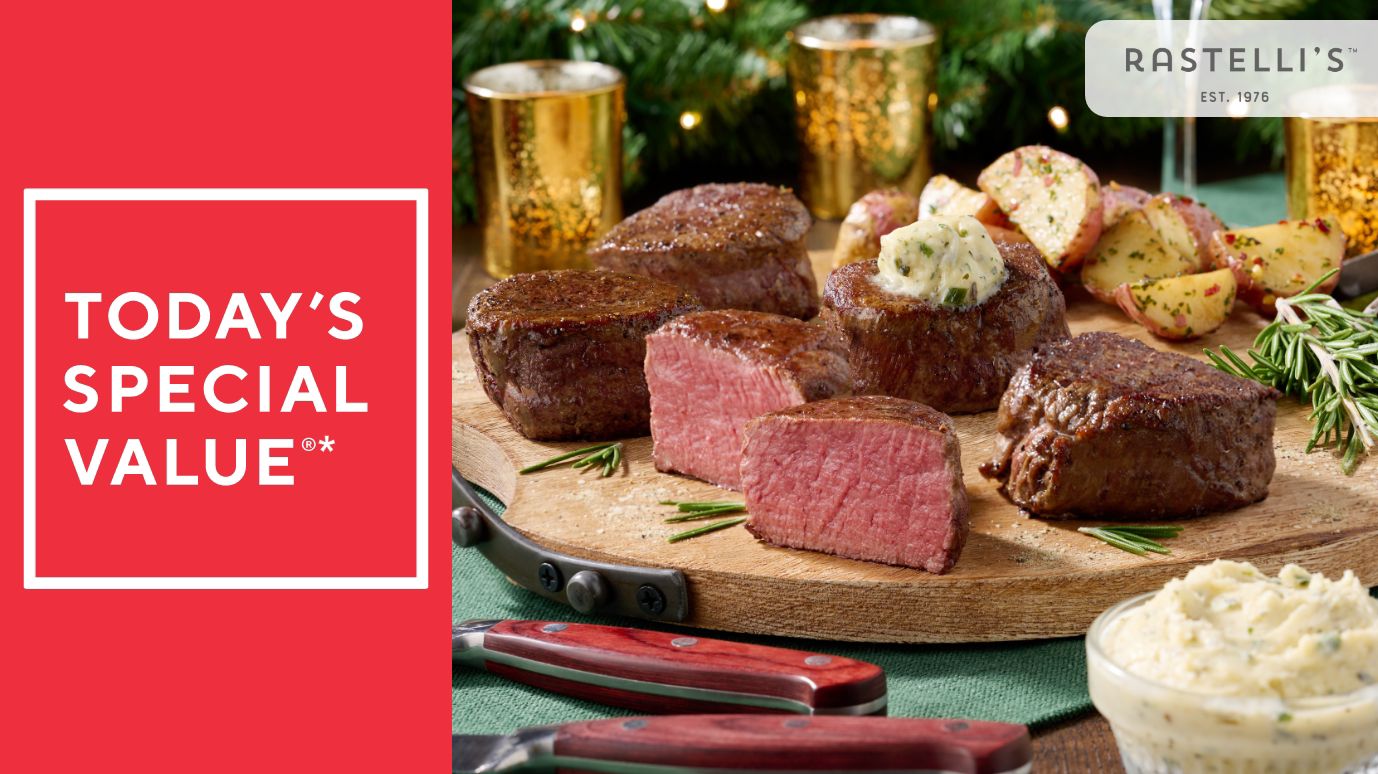 Rastelli's (10) 5 oz Black Angus Reserve Filet Mignon w/Butter