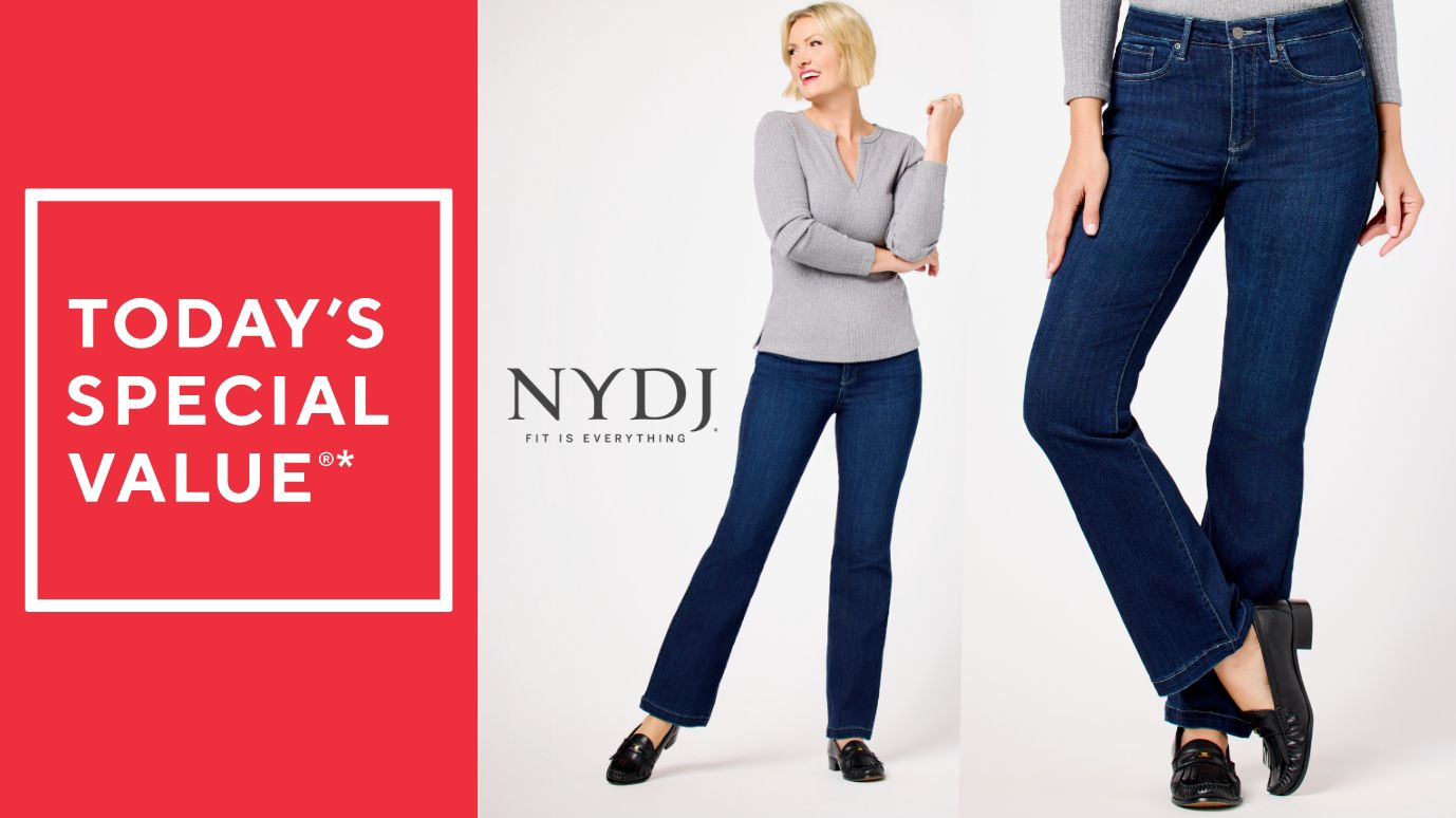 NYDJ Sure Stretch High-Rise Barbara Bootcut Jeans