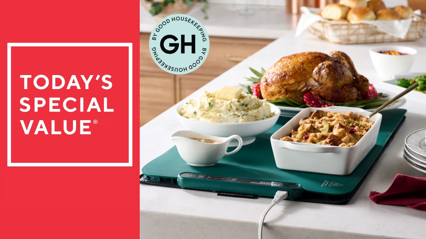 Good Housekeeping Portable Food Warming Tray & Storage Bag