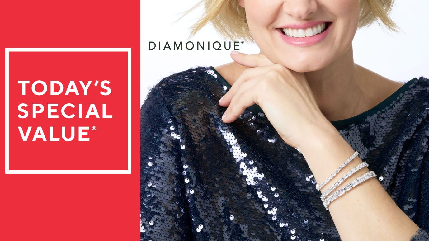 Diamonique Choice of Cut Tennis Bracelet w/ Magnetic Clasp, Sterling