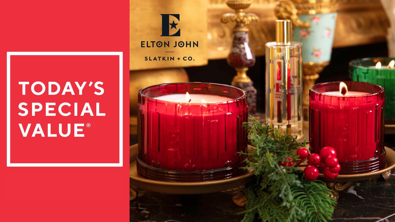 Elton John x Slatkin + Co. 3-pc Candle & Room Spray Gift Set