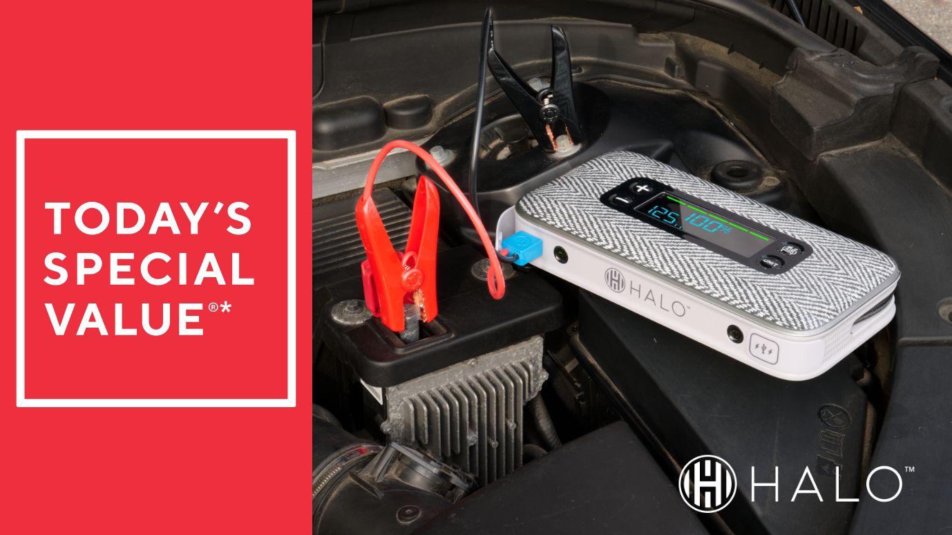 HALO Bolt Ultimate 4.0 Jump Starter, Air Compressor, with AC Outlet