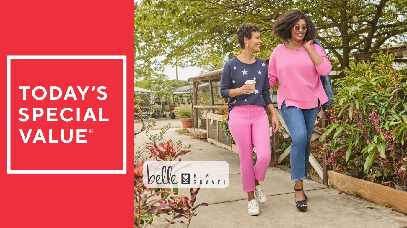 Belle by Kim Gravel TripleLuxe Topstitch Cropped Jean