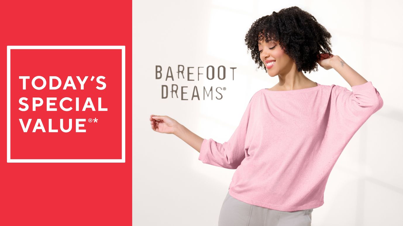 Barefoot Dreams Malibu Collection Slub Jersey 2 Pack Dolman Tees