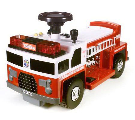 Tonka Motorized Ride-On Fire Engine — QVC.com