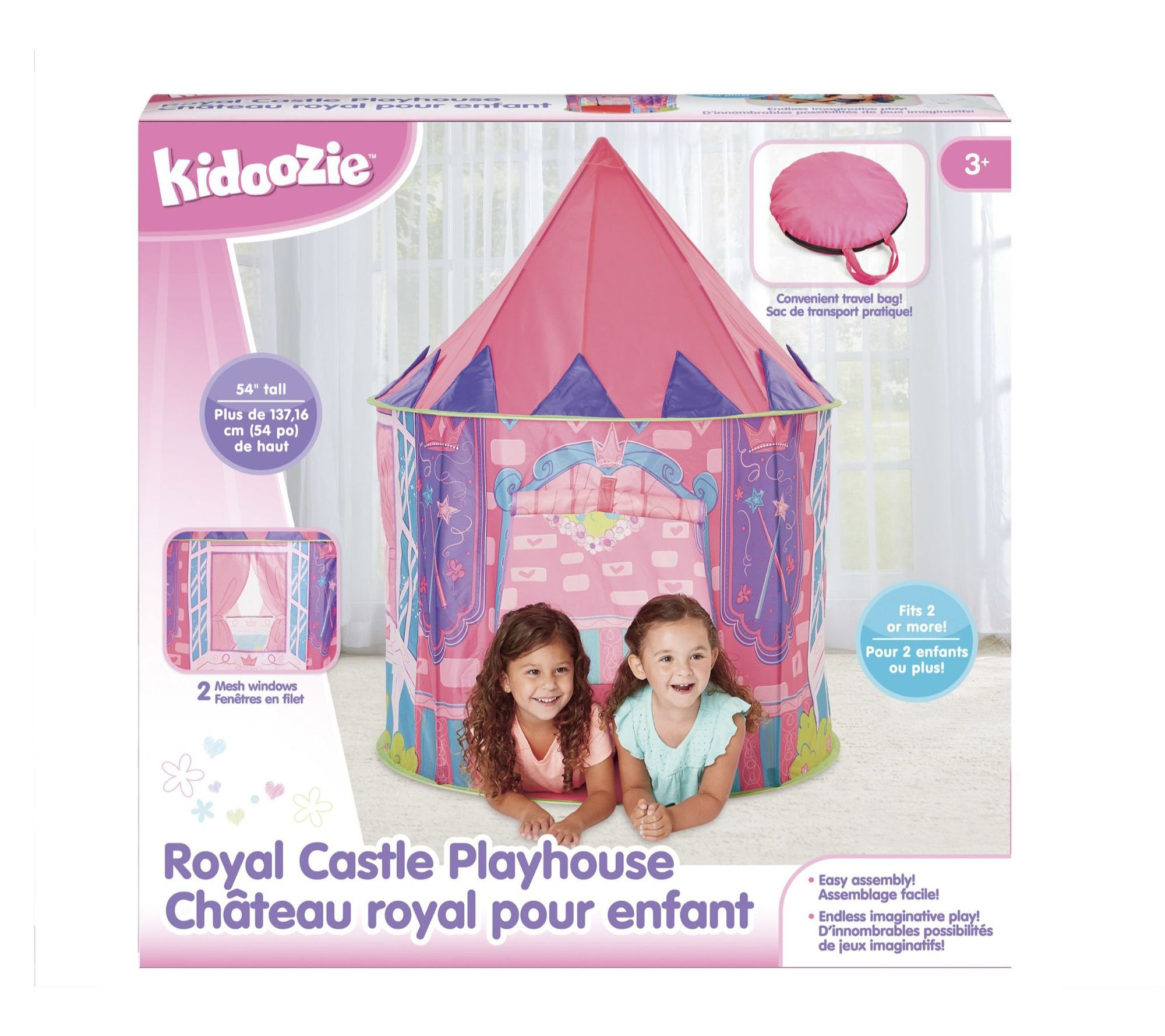 kidoozie princess castle toy box