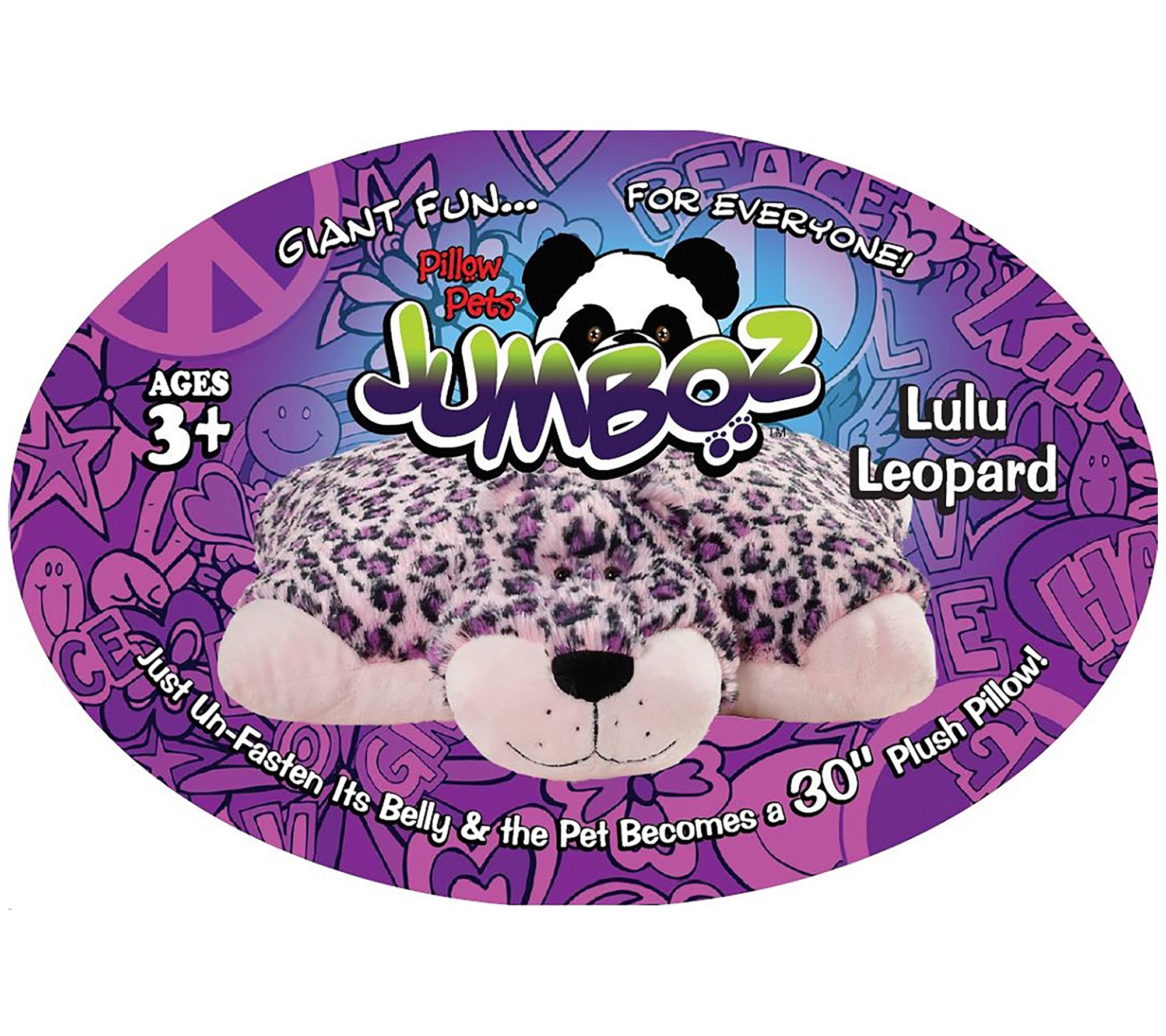 Pillow Pets Signature Jumboz Lulu Leopard Stuffed Animal Page 1