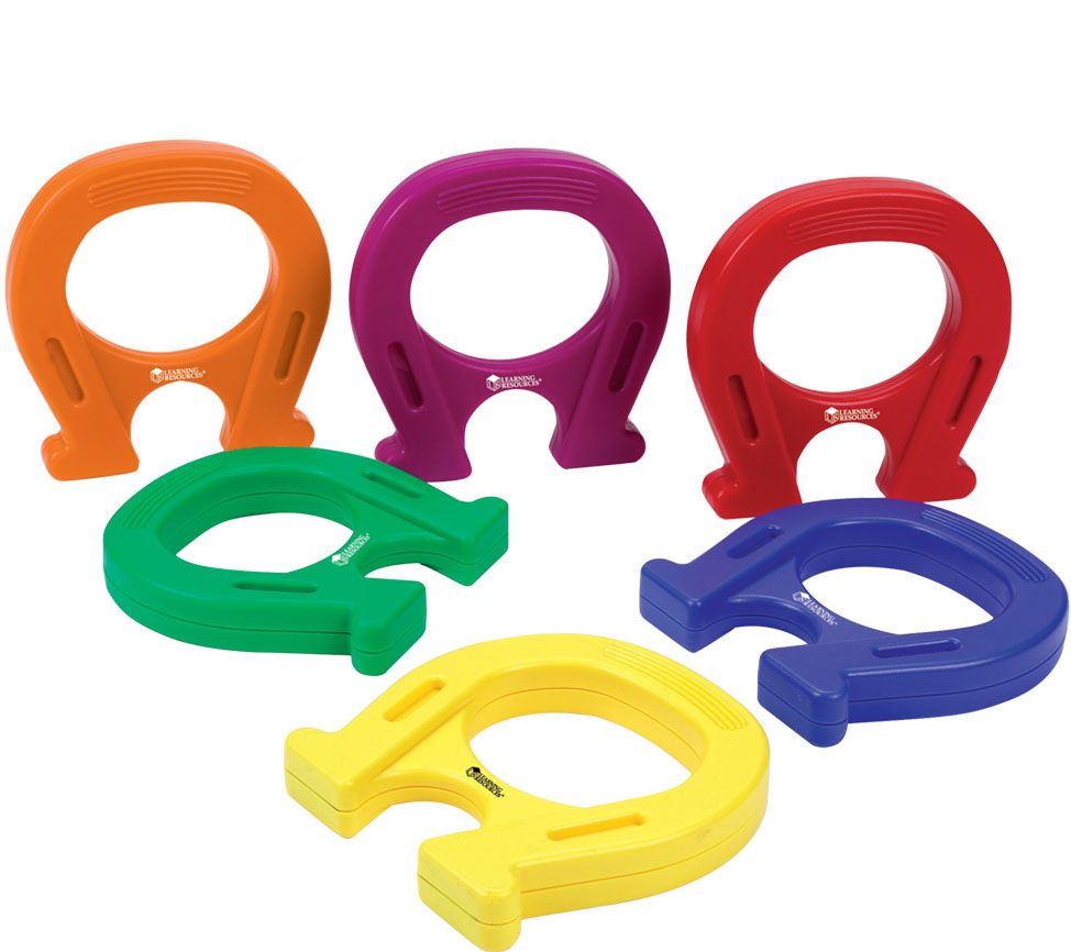 Learning Resources Set of 6 Horseshoe-Shaped Magnets by Learning R esources