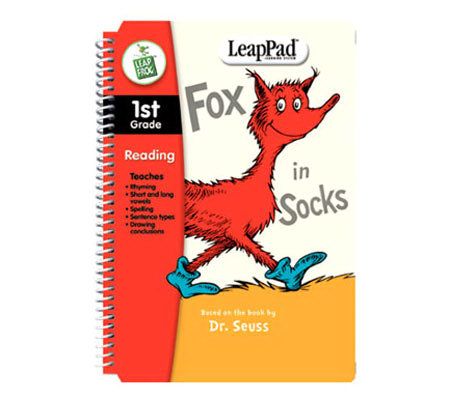 Leap Frog Dr. Seuss-Fox in Socks LeapPad Book — QVC.com