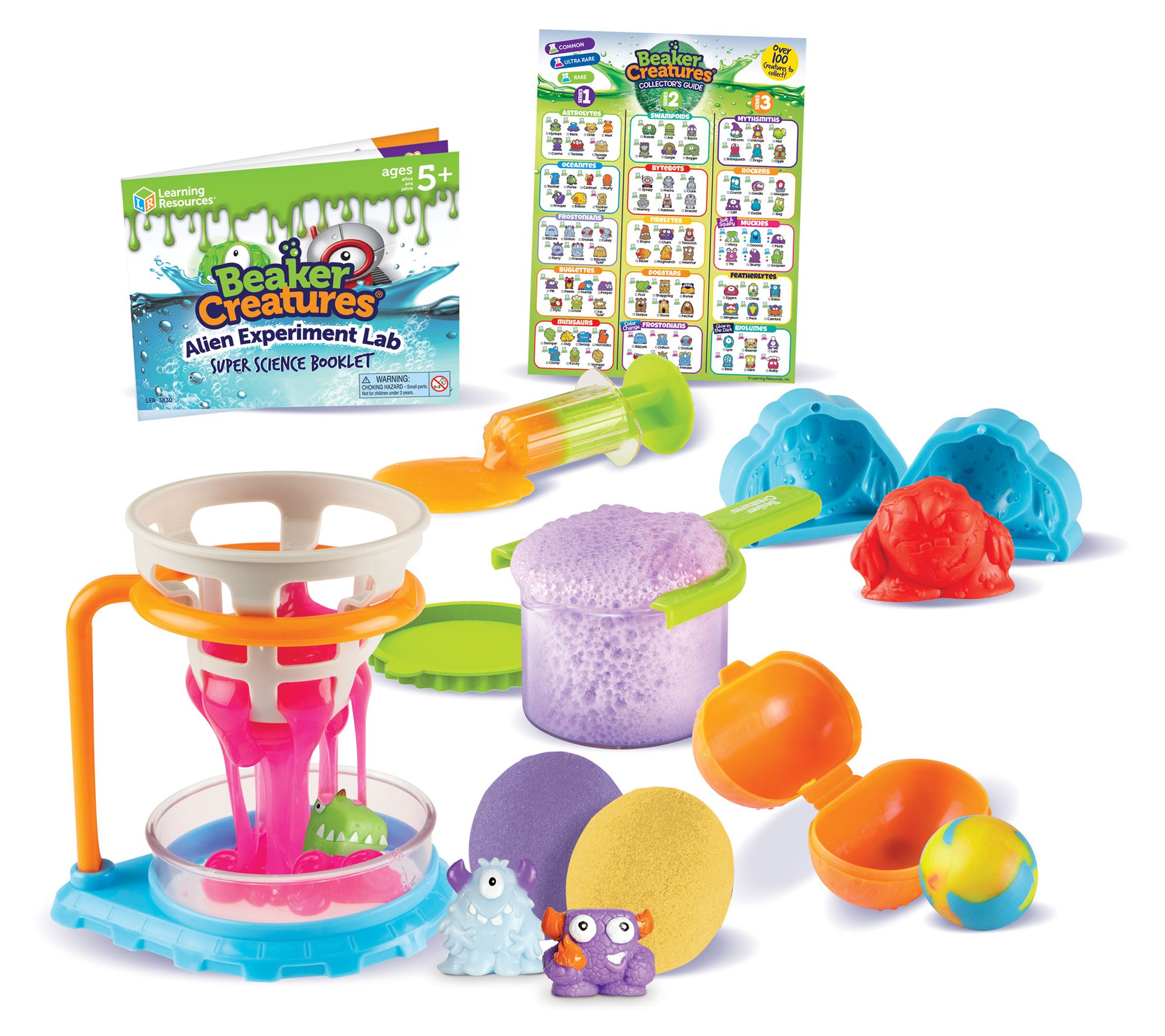 Learning Resources Beaker Creatures Alien Exper iment Lab Set