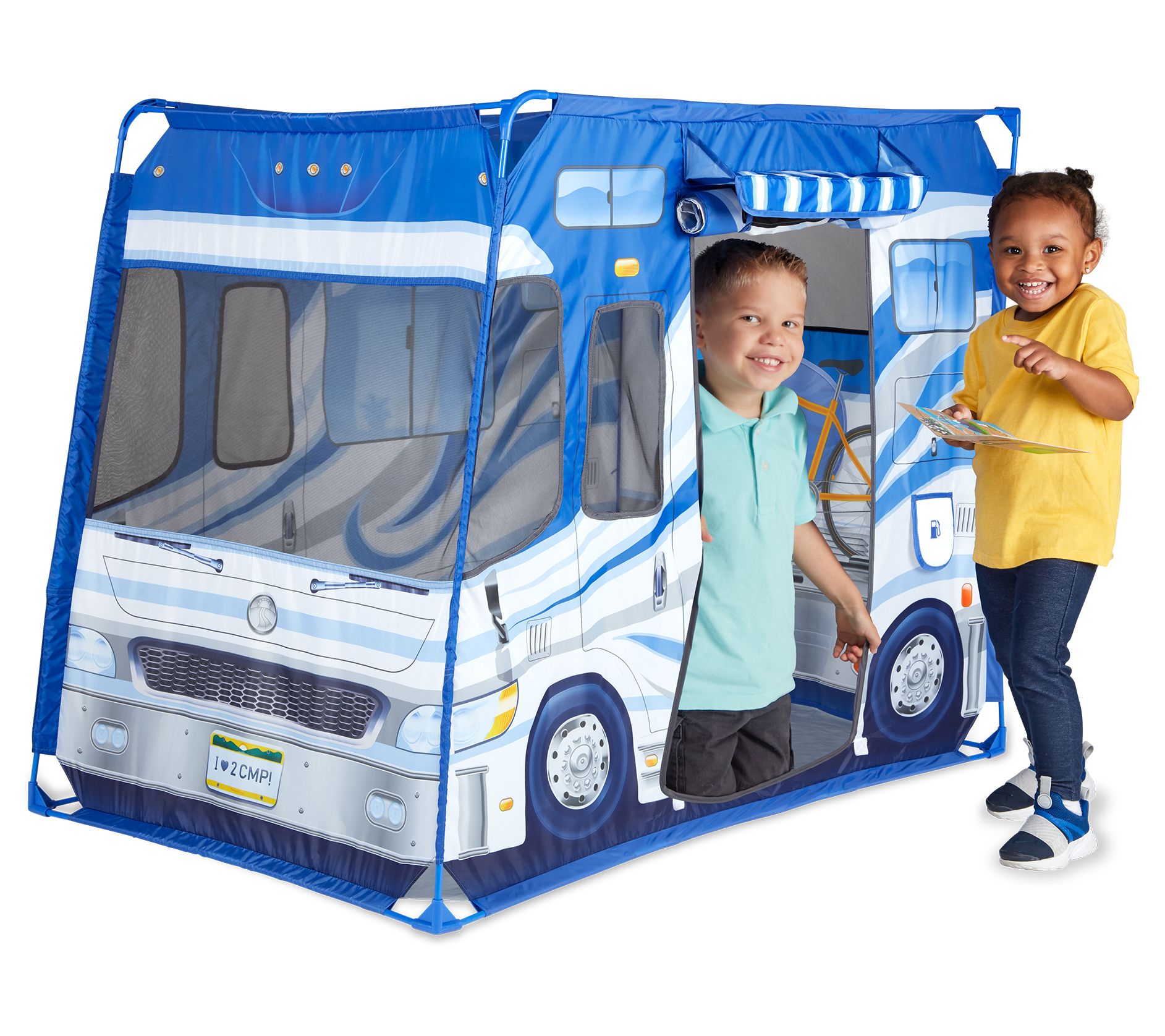 Melissa & Doug Let's Explore Camper Tent Play S t